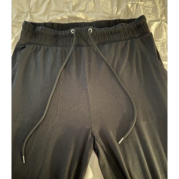 J. Crew 2 Joggers Set Women's Black/Navy Blue Drapey Comfort Size XS - Picture 8 of 10